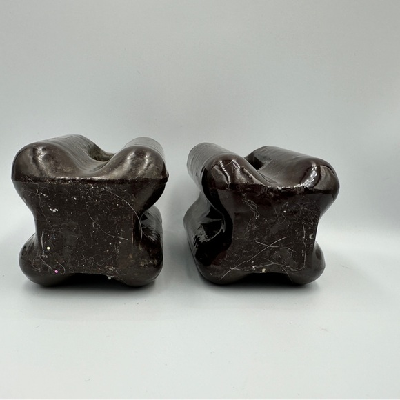 2 brown porcelain insulators - Picture 7 of 8